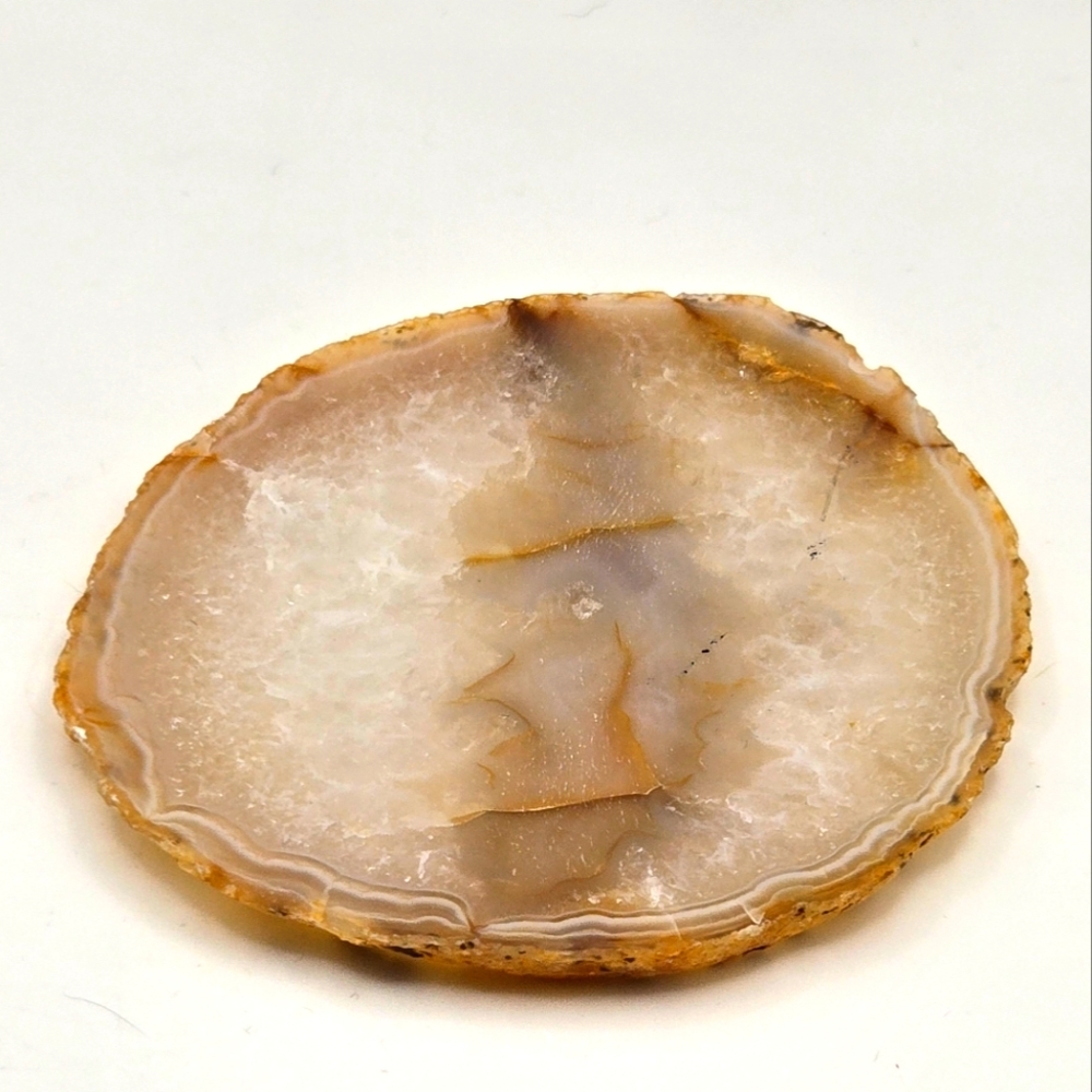 Sparkling Agate And Quartz Slice - Picture 1 of 2